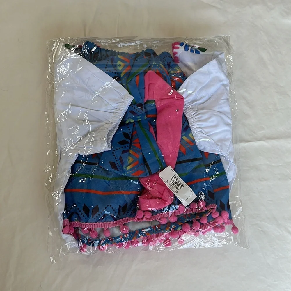 NEW WITH TAGS! 3 piece summer ruffle set Perfect for cinco de mayo, first fiesta